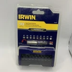 Irwin 10 Pc Impact Fastener Drive Bit Set Torx Square Phillips 1866983 New Pack. Fixed Price $12.99.