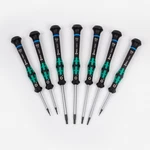 Wera 345273 Kraftform Micro Hex Metric Precision Screwdriver Set. Fixed Price $42.00.