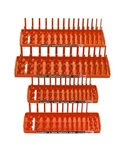 Hansen Global 3 Row Socket Holder, Orange, Pack Of 4 92005. Fixed Price $85.04.