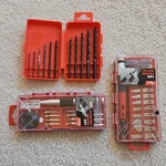 Tool Shop Led Precision Screwdriver & Knife Set 29PC Red Box W/ Drill Bits. Fixed Price $14.00.