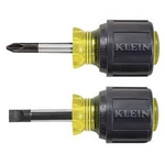 1PC Klein Tools 85071 2-PIECE Stubby Screwdriver Set. Fixed Price $32.22.