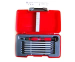 Teng Tools Mini Screwdrivers Set Of Pcs, Handle & 120MM Blades TM708. Fixed Price $41.98.
