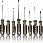 Spec Ops Tools 8-PIECE Screwdriver Set, Phillips, Slotted, Square, Magentic Tip,. Fixed Price $42.79.