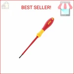 Wiha Tools Ins Screwdriver, Slotted, 1/8X4 In, Round, Red And Black, One Size (3. Fixed Price $10.91.