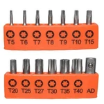 14 Torx Bit Set Torq Hex Star Spanner Tri Wing Screwdriver Tamper Proof Security. Fixed Price $5.29.