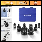 6PC Impact Socket Adapter Set 1/4", 3/8", 1/2", 3/4" Drive, Cr-mo, Storage Cas. Fixed Price $35.09.