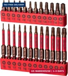Llndei 25 Pcs Torx SET(T5-T40), Security Bits, Tamper Resistant Star. Fixed Price $12.01.