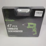 Yougfin Electric Screwdrivers, 3.6V Small Cordless Tool Set. Fixed Price $36.95.