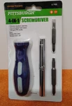 New Pittsburgh 4-IN-1 Screwdriver-four Different Screwdrivers. (00). Fixed Price $11.99.