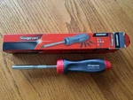 Snap On Tools Ratcheting Screwdriver Brand New With Tips. SSDMR4BDT. Fixed Price $110.50.