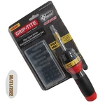 28PC Quad Ratcheting Screwdriver SET,4 Types Bits; Brand New Unused. Fixed Price $12.99.