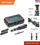 Capri Tools CP21075 Torque Screwdriver Set 10-50 In-lbs Adjustable Range. Fixed Price $190.99.