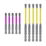 Saipe 10PCS Magnetic Electrician Impact Screwdriver Bit Set, FPH2, Blue. Fixed Price $13.78.