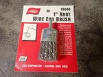 New Lisle 14040 1" Knot Wire End Brush (BN356). Fixed Price $16.99.