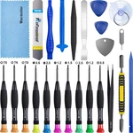 Warmstor 24 Pieces Opening Pry Tool Screwdriver Set Replace Repair Kit. Fixed Price $13.34.