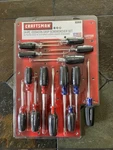 Sears Craftsman 46193 14 Piece Cushion Grip Screwdriver Set Nos / Usa. Fixed Price $250.00.