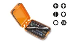 Beta 25 Bits, 1 Connector, Reversible Ratchet In Plastic Case - Tools 860/C. Fixed Price $142.39.