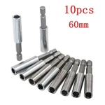 10PCS Steel Ipmact Screwdriver Extension Drill Bit Holder 1/4 Hex Shank Magnetic. Fixed Price $90.99.