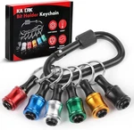 Push To Unlock,katerk 6PCS 1/4 Inch Hex Shank Aluminum Alloy Screwdriver Bit Hol. Fixed Price $16.65.