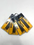 New 4-PACK Lot Dewalt Black Gold, 3-1/2" Drill Bits, 5/PACK, 20 DW1112-5. Fixed Price $46.95.