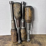Spintite Walden 7/16 Nut Drivers (4) #3414 Vtg Original Wood Handle Usa. Fixed Price $19.99.