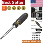 Professional 15-IN-1 Multi-bit Ratcheting Screwdriver With Comfortable Grip. Fixed Price $42.29.
