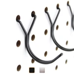 Steel Pegboard Hooks 25-PACK 1.5IN J-hook, Black Will Not Fall Out Fits A.... Fixed Price $15.14.