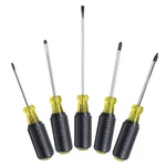 Klein Tools Screwdriver Set, Slotted, Phillips And Square, 5-PIECE. Fixed Price $68.34.