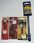 Irwin 1/4" Quick Change Extension Lock-n-load With Screwdriver Bit Set Of. Fixed Price $15.00.