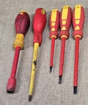 Wiha + Mixed Iec 60900 1000V Insulated Screwdriver Lot 5PC. Fixed Price $21.00.