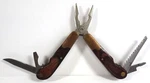 Husky Multi-tool Knife Pliers Screw Drivers Ruler Saw Wood Brass Handle. Fixed Price $18.66.