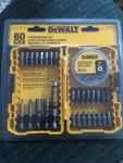 Dewalt DWA2SD60 Piece Screwdriving Kit Hard Case Sealed Free Shipping. Fixed Price $27.97.