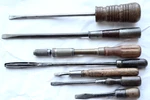 (7) Wood Handle Screwdrivers / Craftsman - Irwin Mountain Top Tools. Fixed Price $19.98.