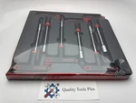 Snap-on New NDSG600A 6-PC 12-PT Sae Soft Grip Handle Nut Driver Set. Fixed Price $150.00.
