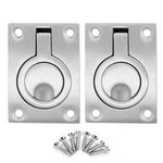 Jersvimc 2PCS Marine Boat Ring Hatch Pull Handle, Flush Small Size, Silver. Fixed Price $13.94.
