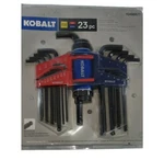 23PC Kobalt Screw Head Set Tool. Fixed Price $21.99.