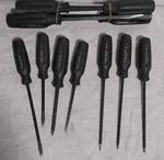 (11)PCS Craftsman Professional Series Black Hard Handle Screwdriver Set Usa Lot. Fixed Price $79.99.