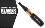 Southwire Conduit Reaming Screwdriver Dual-function Inside Reamer Emt Tool. Fixed Price $39.29.