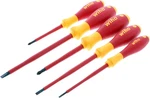 32091 5-PIECE 1000-VOLT Slotted And Phillips Insulated Screwdriver Set. Fixed Price $46.22.