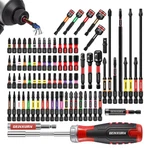 Geinxurn Impact Screwdriver Bits Set, Magnetic S2 Steel MIXED-82PCS-B. Fixed Price $48.99.