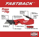 Milwaukee 48-22-1505, Fastback 6-IN-1 Utility Knife W/ Folding Bit Holder. Fixed Price $20.20.