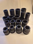 Facom 3/4 Drive Impact Sockets Lot 17PCS Nk Series Deep & Standard Metric + Sae. Fixed Price $189.99.