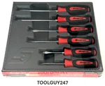 Snap Tools Usa 6PC Red Soft Grip Combination Screwdriver Set SGDX60B New+. Fixed Price $229.95.