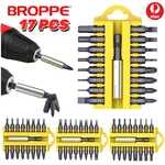 17PCS Broppe Electric Screwdrivers Hex Magnetic Bit Extension Socket Repair Tool. Fixed Price $21.77.
