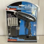 Power Glide 3.6 Volt Cordless Screwdriver W/ Led Light, 4 Bits, Charger New. Fixed Price $30.00.