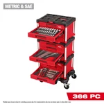 Milwaukee Tool 366 Piece Master Mechanics Hand Set With Packout Drawers. Fixed Price $3288.92.