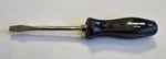 New Snap-on Tools Black Plastic Hard Handle 1/4" Flat Head Screwdriver SDD4A. Fixed Price $37.99.