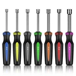 7 Pcs Metric Nut Driver Set Solid Shaft 5 6 8 9 10 11 Mm Color Coded Grips. Fixed Price $32.09.