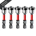 Saipe 5PCS Drywall Setter, Magnetic Positioning Screwdriver Bits 50MM. Fixed Price $12.14.