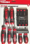 Hyper Tough Heavy-duty 23 Piece Steel Screwdriver Set. Fixed Price $24.99.